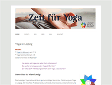 Tablet Screenshot of leipzigeryoganetzwerk.de